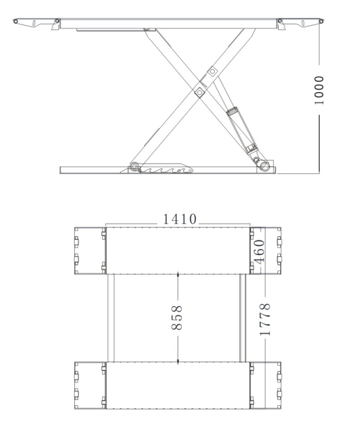 SHL-Y-J-DW3.0A Mid-rise movable Scissor Lift SHL-Y-J-DW3.0A Mid-rise movable Scissor Lift