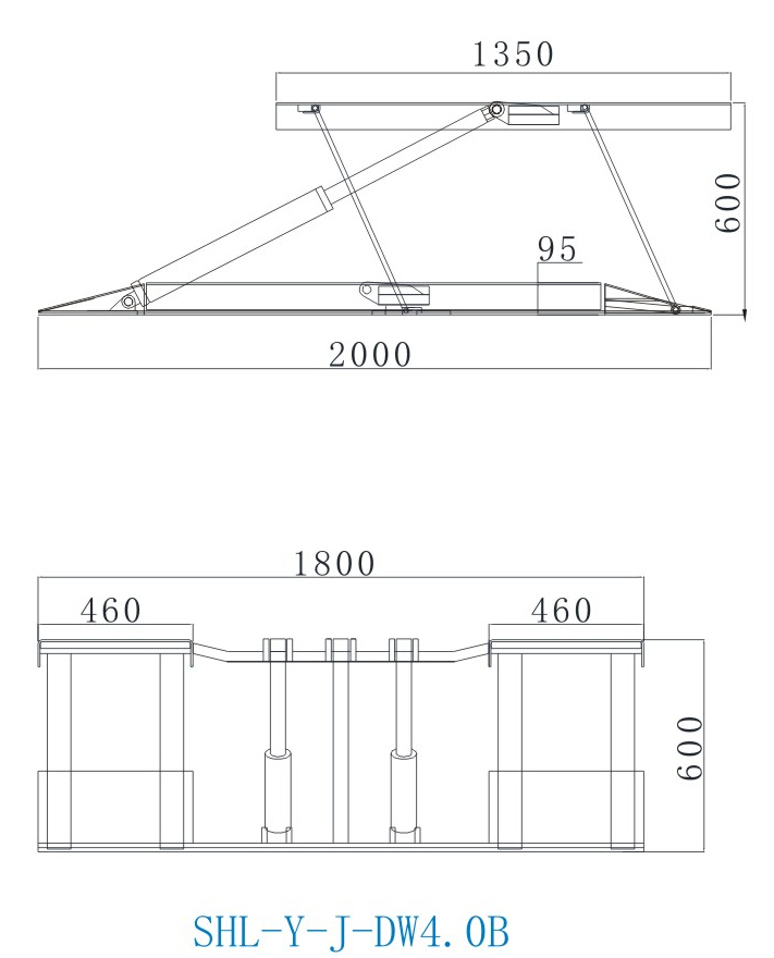 SHL-Y-J-DW4.0B Mid-rise/movable Scissor Lift SHL-Y-J-DW4.0B Mid-rise/movable Scissor Lift