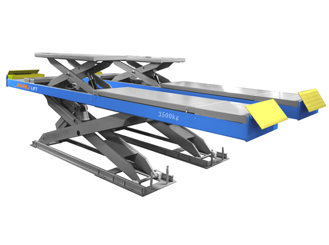 CD35T Double Level Scissor Lift for Four Wheel Alignment  CD35T Double Level Scissor Lift for Four Wheel Alignment